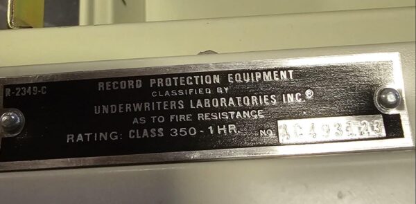 Schwab 5000 Legal Sized Vertical Fire File - Image 4