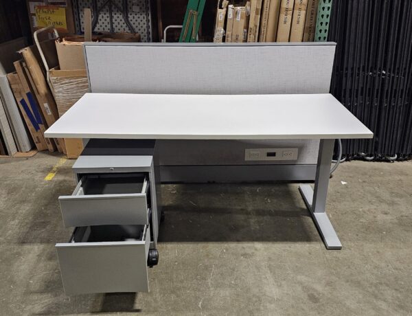 Teknion District Power Spine w/ Tables - Image 2