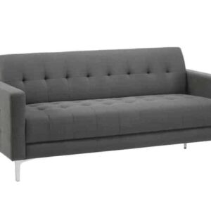 HAGEN 3 SEAT SOFA WITH METAL LEG- SLATE